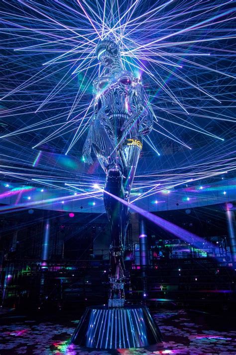 hajime sorayama laser show.